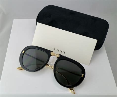 gucci sunglasses pilot wrap|Gucci foldable aviator sunglasses.